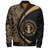 Northern Mariana Islands Bomber Jacket Coat Of Arm Lauhala Gold Circle
