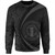 Northern Mariana Islands Sweatshirt Coat Of Arm Lauhala Gray Circle