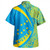 Tuvalu Hawaiian Shirt Coat Of Arm Lauhala Circle