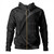 Tuvalu Hoodie Coat Of Arm Lauhala Gray Circle