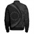 Cook Islands Bomber Jacket Coat Of Arm Lauhala Gray Circle