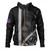 Philippines Hoodie Tribal Polynesian Sun Gray