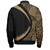 Pitcairn Islands Bomber Jacket Coat Of Arm Lauhala Gold Circle