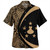 Austral Islands Hawaiian Shirt Coat Of Arm Lauhala Gold Circle