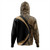 Austral Islands Hoodie Coat Of Arm Lauhala Gold Circle