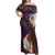 American Samoa Combo Dress And Shirt - American Samoa State Flag And Marijuana Leaf Polynesian Style