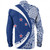 New Zealand Long Sleeve Shirt Coat Of Arm Lauhala White Circle