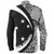 New Zealand Long Sleeve Shirt Silver Fern Lauhala White Circle