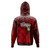 Tonga Polynesian Hoodie - Tonga Coat Of Arms with Lauhala Tribal Pattern