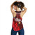 Tonga Polynesian Racerback Women Tank - Tonga Coat Of Arms with Lauhala Tribal Pattern