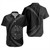 French Polynesia Short Sleeve Shirt Coat Of Arm Lauhala Gray Circle