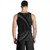 French Polynesia Tank Top Coat Of Arm Lauhala Gray Circle
