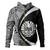 French Polynesia Hoodie Coat Of Arm Lauhala White Circle