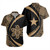 Puerto Rico Short Sleeve Shirt Coat Of Arm Lauhala Gold Circle