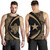 Puerto Rico Tank Top Coat Of Arm Lauhala Gold Circle