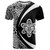 Puerto Rico T-Shirt Coat Of Arm Lauhala White Circle