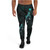 Hawaii Jogger - Kanaka Maoli With Turtle Blooming Hibiscus Turquoise