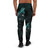 Hawaii Jogger - Kanaka Maoli With Turtle Blooming Hibiscus Turquoise