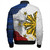 Philippines Bomber Jacket Eagles Filipino Sun Flag Grunge Style