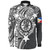 Philippines Custom Long Sleeve Shirt - Lapu-Lapu The King Of Cebu Polynesian Black Style