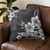 Hawaii Pillow Cover Hibiscus B&W