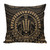 Hawaii Pillow Cover Kakau Honu Arc Polynesian Gold