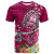 Guam T-Shirts - Turtle Plumeria (Pink) 1