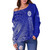Hawaii Moanalua High School Off Shoulder Sweatshirt - Moanalua NÄ Menehune Hawaii Patterns