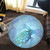 Hawaii Round Rug Turtle Beauty