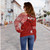 Hawaii Off Shoulder Sweatshirt Kea'au High School With Crest Style