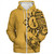 Philippines Sherpa Hoodie Tribal Sun In My Heart Gold Style
