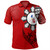Philippines Polo Shirt Tribal Sun In My Heart Red Style