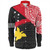 Papua Long Sleeve Shirt Melanesian Flag With Coat Of Arms