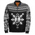 Guam Seal With Philippines Sun Bomber Jacket Tribal Island