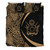 Cook Islands Bedding Set Lauhala Gold Circle Style