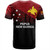 Papua New Guinea T-Shirt - PNG Flag Color With Traditional Patterns