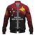 Papua New Guinea Baseball Jacket - PNG Flag Color With Traditional Patterns Papua New Guinea Baseball Jacket - PNG Flag Color With Traditional Patterns
