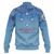 Federated States Of Micronesia Baseball Jacket - Flag Color With Traditional Patterns