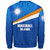 Marshall Islands Sweatshirt - Flag Color With Traditional Patterns Marshall Islands Sweatshirt - Flag Color With Traditional Patterns