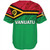 Vanuatu Baseball Shirt - Flag Color With Traditional Patterns