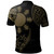 Philippines Polo Shirt Tribal Sun In My Heart Gold