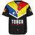 Tonga Baseball Shirt Custom Coat Of Arm Sport Style