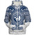 Hawaii Sherpa Hoodie Custom Waiakea High School Super Waiakea Warriors Tribal Style