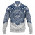 Hawaii Baseball Jacket Custom Waiakea High School Super Waiakea Warriors Tribal Style