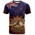 New Zealand T-Shirt - Anzac Soldier Maori Patterns 2