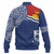 Kiribati Baseball Jacket Polynesian Flag With Coat Of Arms