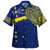 Niue Hawaiian Shirt Polynesian Flag With Coat Of Arms