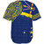 Niue Baseball Shirt Polynesian Flag With Coat Of Arms