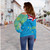 Tuvalu Off Shoulder Sweatshirt Polynesian Flag With Coat Of Arms