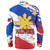 Philippines Filipinos Long Sleeve Shirt Custom Filipino Sun 3 Stars Bicolor Flag Tribal Grunge Style